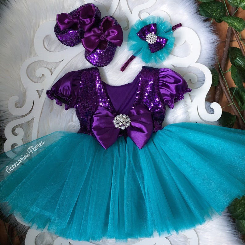 Ariel Dress Little Mermaid Dress 1st Birthday Outfit Birthday Party Dress Tutu Dress Princess Shopee Philippines