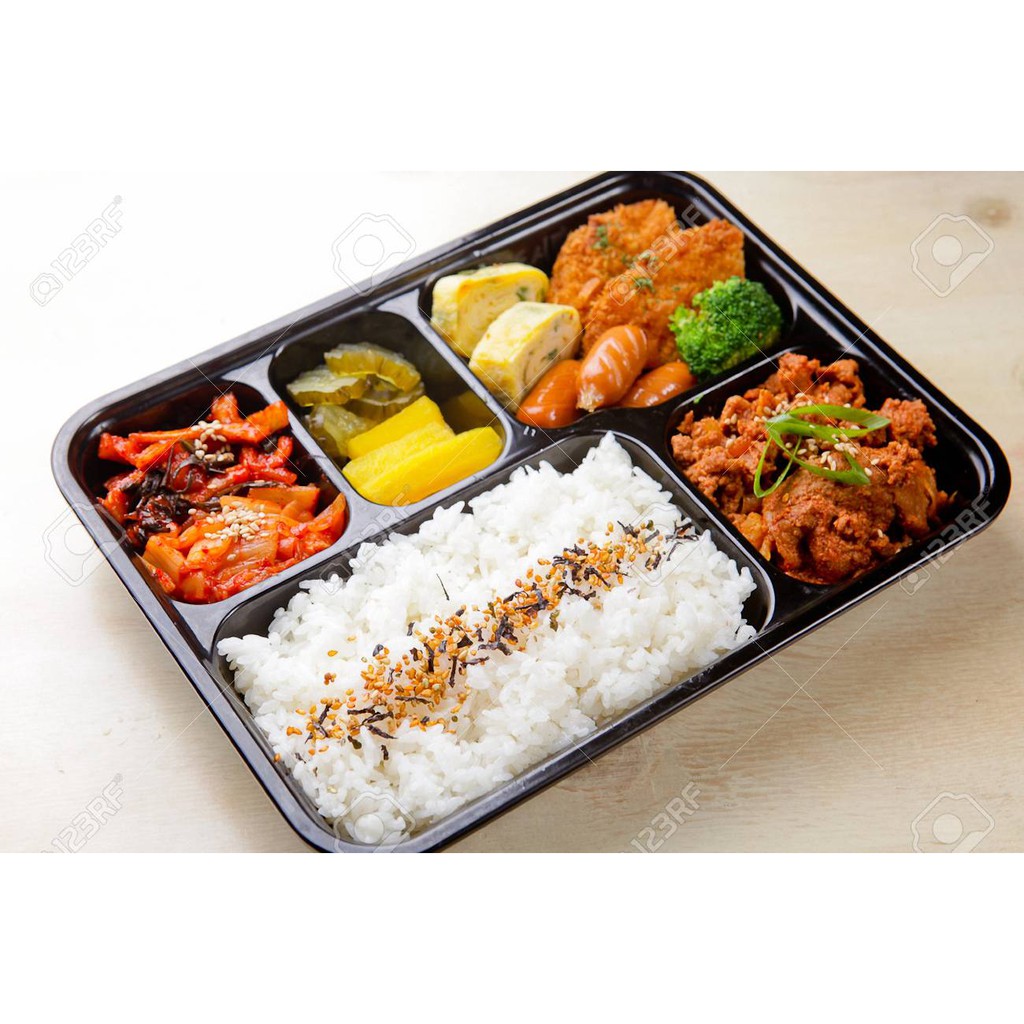150 pcs bento box 5 division ( 1 box )