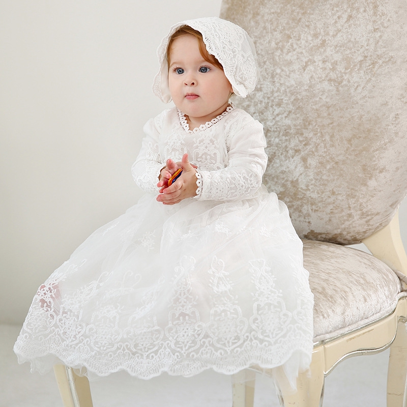 Dress Baby Girls Infant Wedding Dress Girls Dress Shopee Philippines