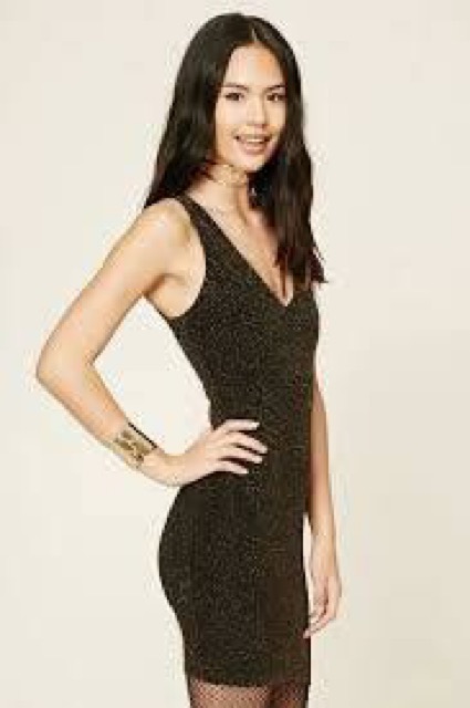 Forever 21 Glitter Knit Dress Shopee Philippines