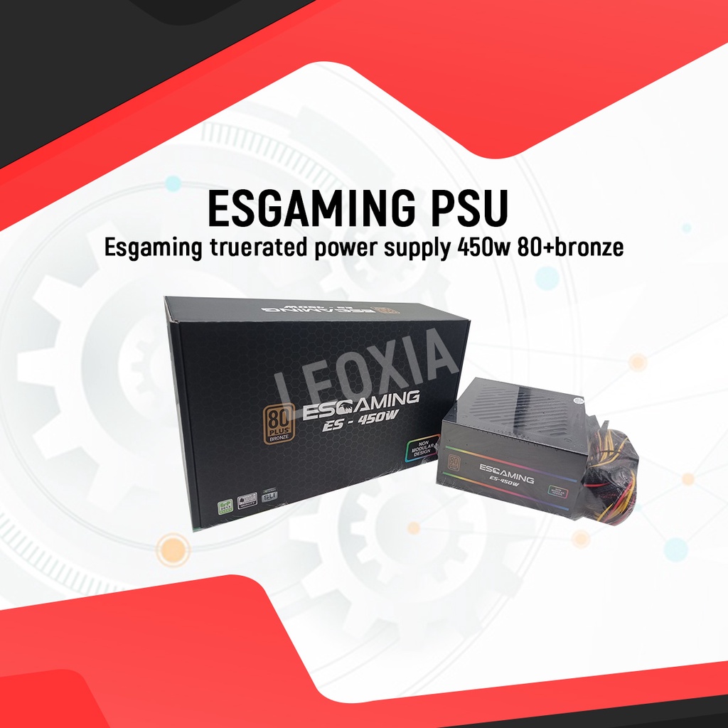Esgaming Truerated Power Supply 500W 600W 80 Bronze Shopee Philippines