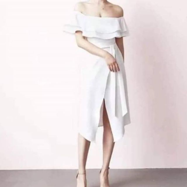 Best Seller Casual Candy Off Shoulder Dress Wedding Birthday Baptism Anniversary Party Dress Shopee Philippines