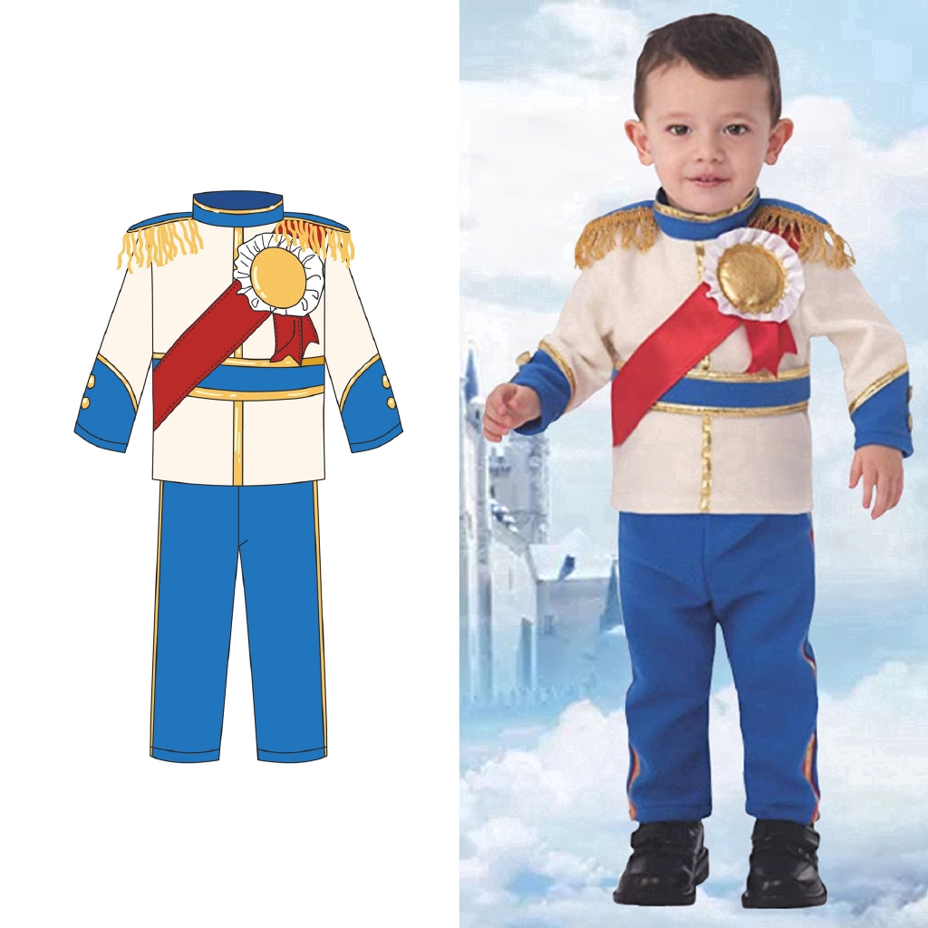 Halloween Cosplay Kids Prince Costume For Children The King Costumes Christmas Boys Party Dress Up Gift Shopee Philippines