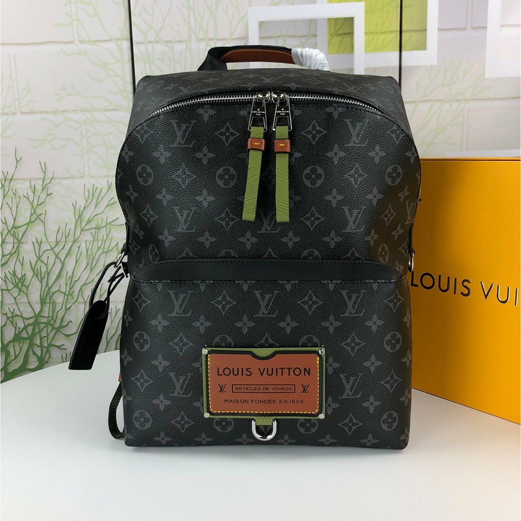 Men S Apollo Black Presbyopia Monogram Eclipse Coated Canvas Backpack M43186 School Bag M45218 Shopee Philippines