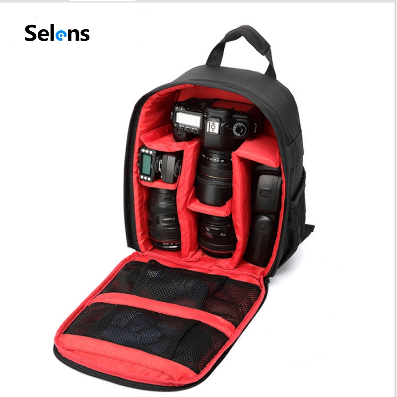 Selens Multi Functional Digital Dslr Bag Camera Backpack Video Waterproof Outdoor Camera Bag Shopee Philippines