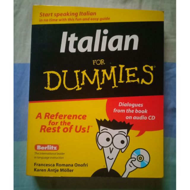 The book comes with some audio . Italian For Dummies Shopee Philippines