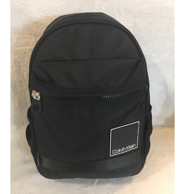 Original Calvin Klein Backpack Black Color 15 X 10 Shopee Philippines