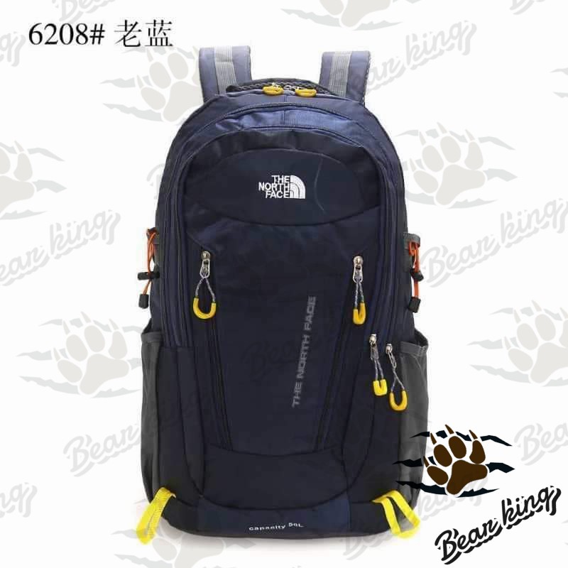 Bk The North Face 50l Hiking Backpack Sports Travel Bag 6208 Shopee Philippines