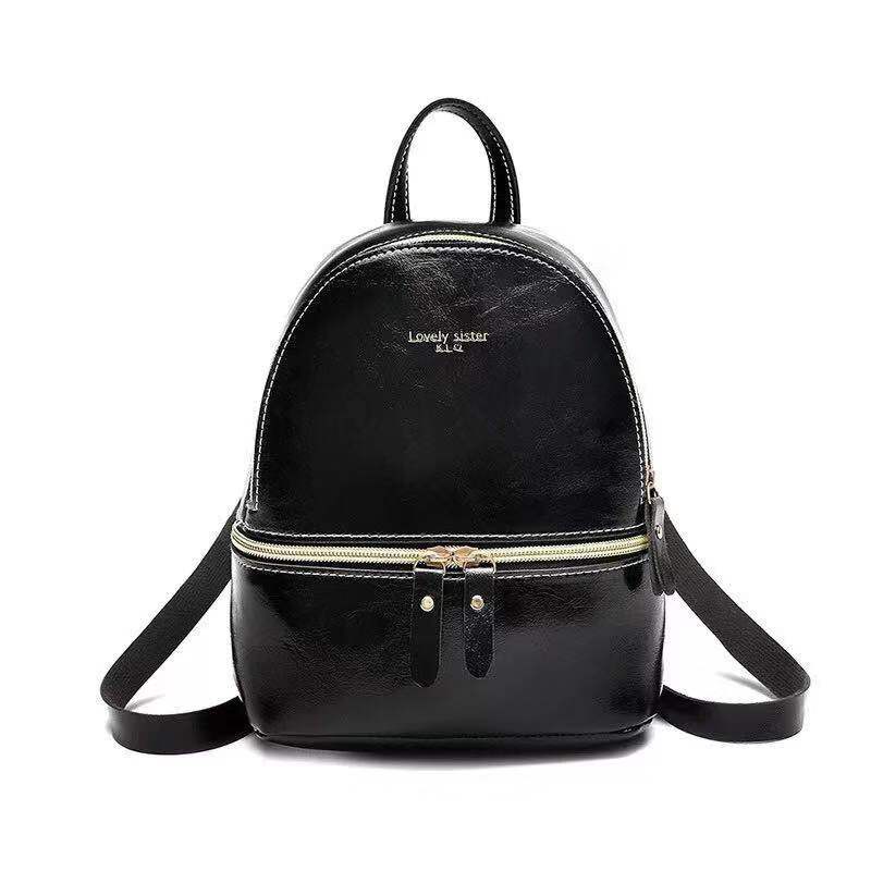 Jack Korean Leather Easy Style Small Cute Ladies Backpack Bag Shopee Philippines