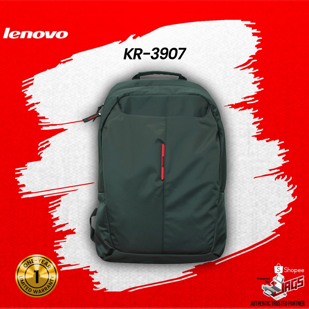 Lenovo Kr 3907 15 6 Water Resistant Laptop Backpack Shopee Philippines