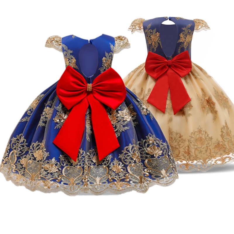 Nnjxd Baby Kids Girl Birthday Party Tutu Birthday Dress Lace Princess Wedding Gown 4 10 Years Shopee Philippines