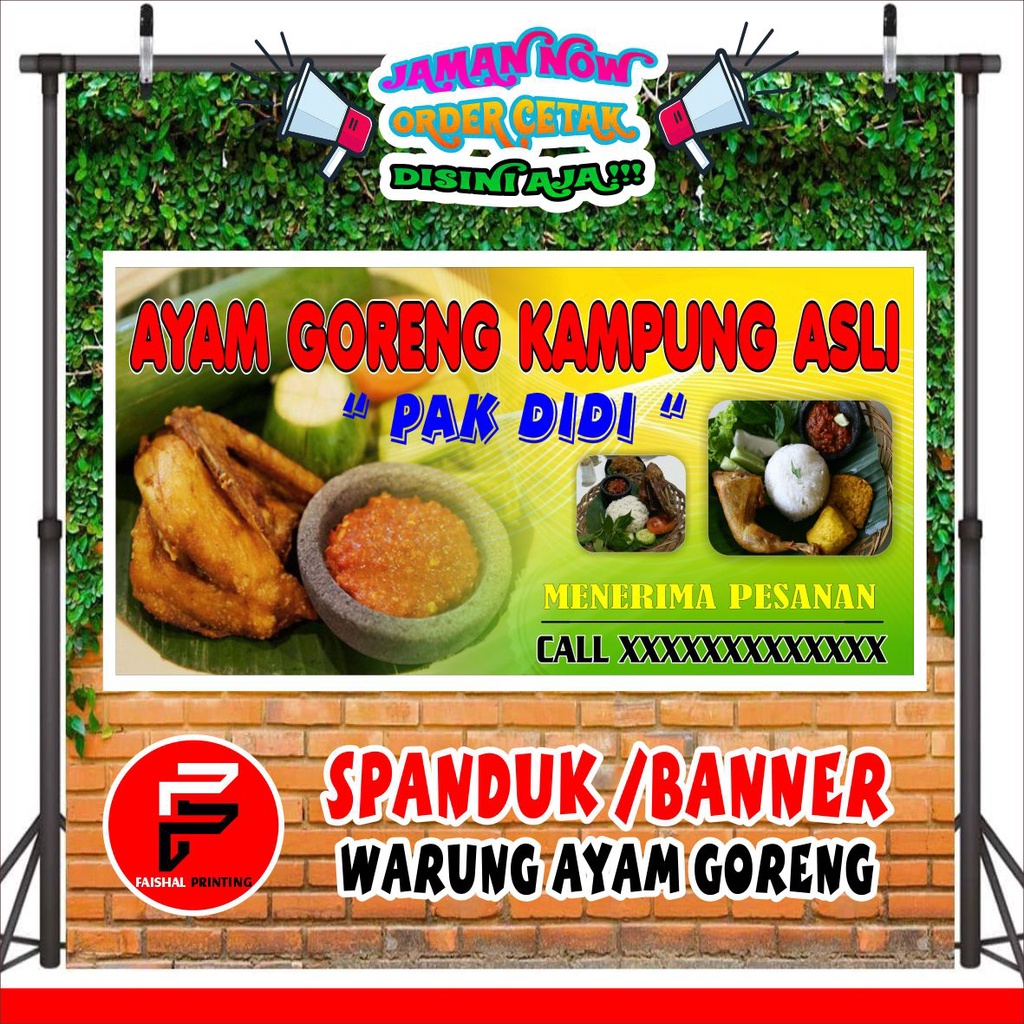 Sprinkle both sides with black and red pepper. Banner Warung Fried Chicken Banner Banner Fried Chicken Soy Contains Size 2x1 Meter Shopee Philippines