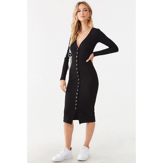 Forever 21 Women S Button Down Midi Dress Shopee Philippines