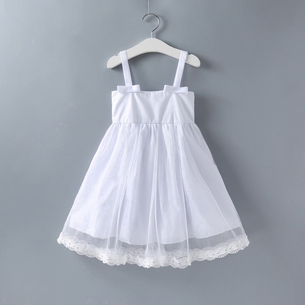 Girl Dress New Baby Dresses Solid Party Cotton Bow Cotton Birthday Princess Dress Female Baby Summer Clothes Kids Girl Clothes Shopee Philippines