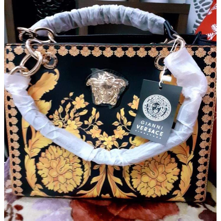 Versace handbags bags tote online. 2way Square Type Bag Shopee Philippines