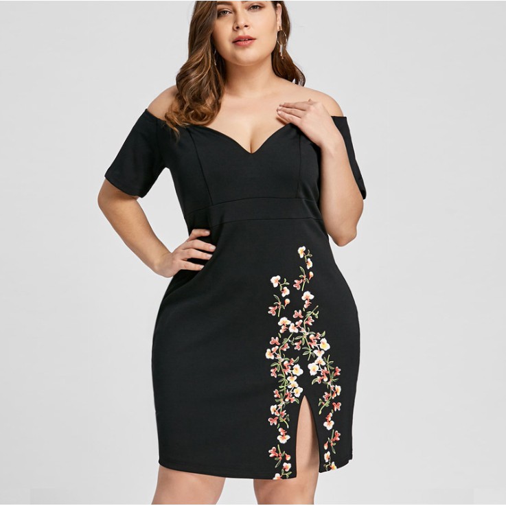 Women Plus Size V Neck Sexy Large Casual Party Maxi Dress 5x Shopee Philippines