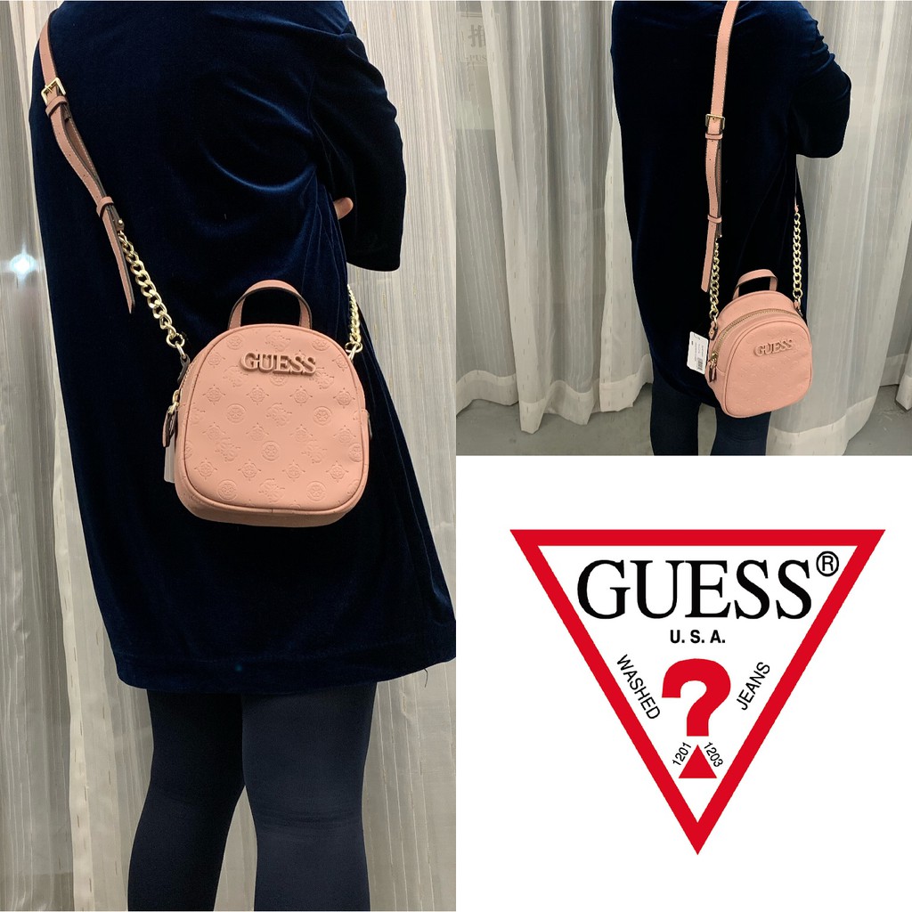 Guess Women S Lanelle Mini Sling Shoulder Bag 0102001 Shopee Philippines