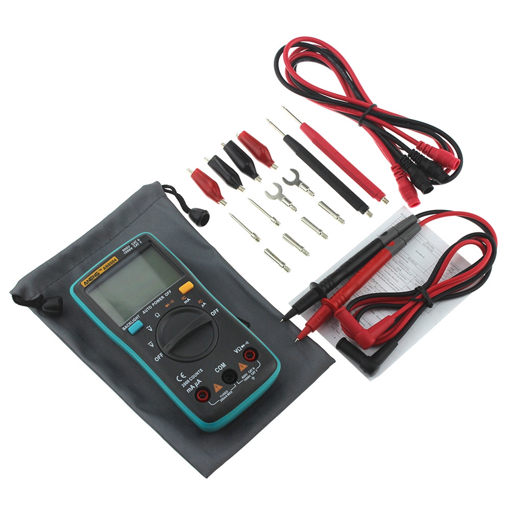 An8004 Digital Multimetro Transistor Capacitor Tester Esr Analog Multimeter
