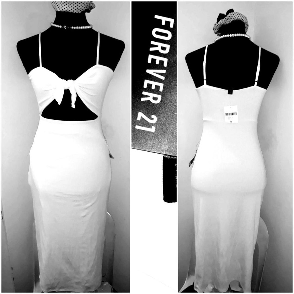 Forever 21 White Dress Brand New W Tag Shopee Philippines