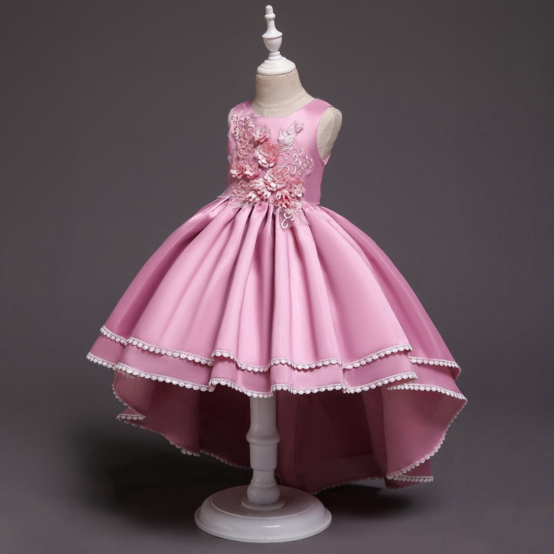 Flower Girl Dress For Wedding Party Baby Girl Birthday Outfits Children S First Communion Dresses Shopee Philippines