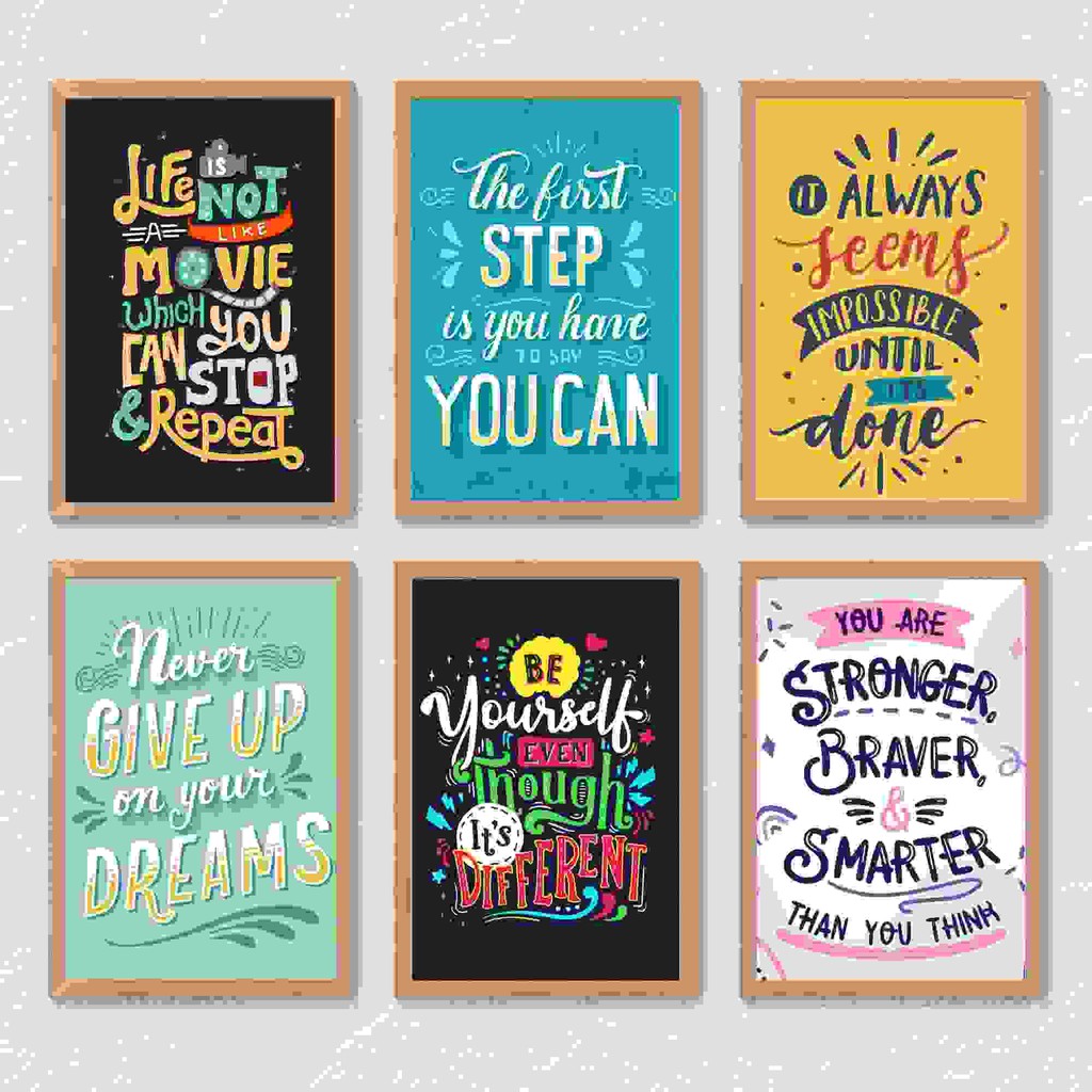 Decorate your home with great fall sayings home décor from zazzle! Framed Wall Decor Quotes Shopee Philippines