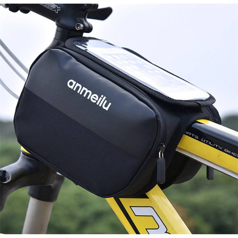 Bicycle foam saddle mountain bike seat shock absorber soft bicycle seat. Bike Bags Bicycle Frame Front Tube Bag rainproof Mountain