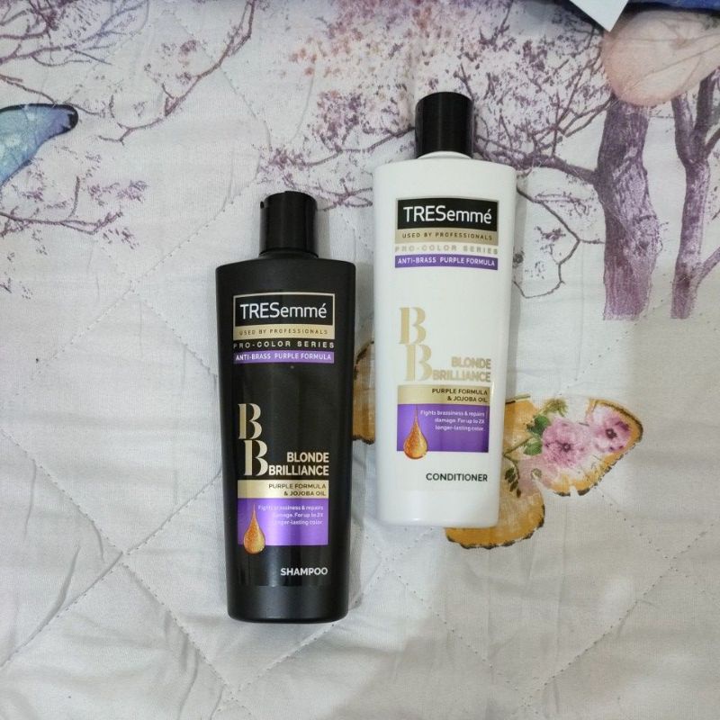 Set tresemme blonde brilliance shampoo and conditioner 330ml