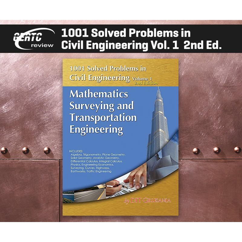 Original 1001 Solved Problems In Civil Engineering Volume 1 3rd