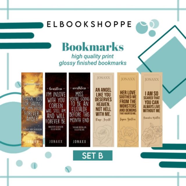 cls gls elizalde brothers bookmarks set shopee philippines