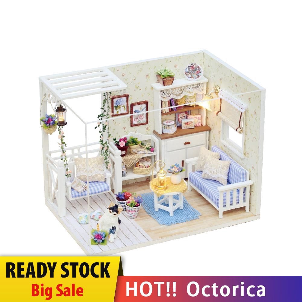 Diy Minyatur Modeli 3d Ahsap Dollhouse Diy Bebek Evi Mobilya Kitleri Set Kiz Dogum Gunu Hediyeler Oyuncaklar 3 Seviye Buyuk Oyuncak Oyuncak Bebek Evleri Www15 Originalsales Co
