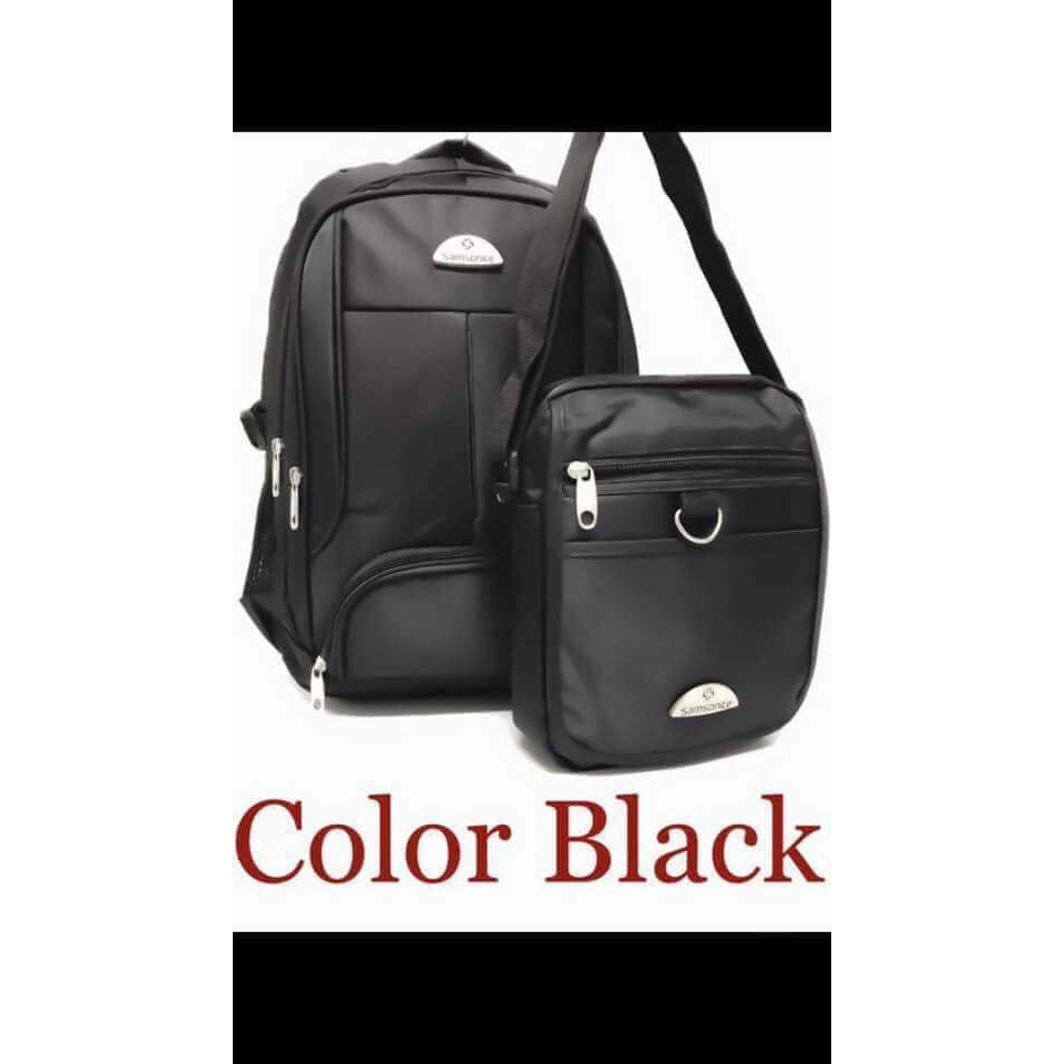 Samsonite 2 In 1 Backpack And Sling Bag Shopee Philippines