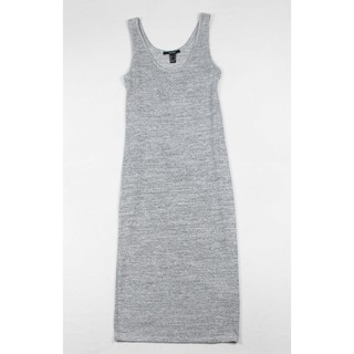 Forever 21 Women S Ribbed Button Front Midi Dress Shopee Philippines