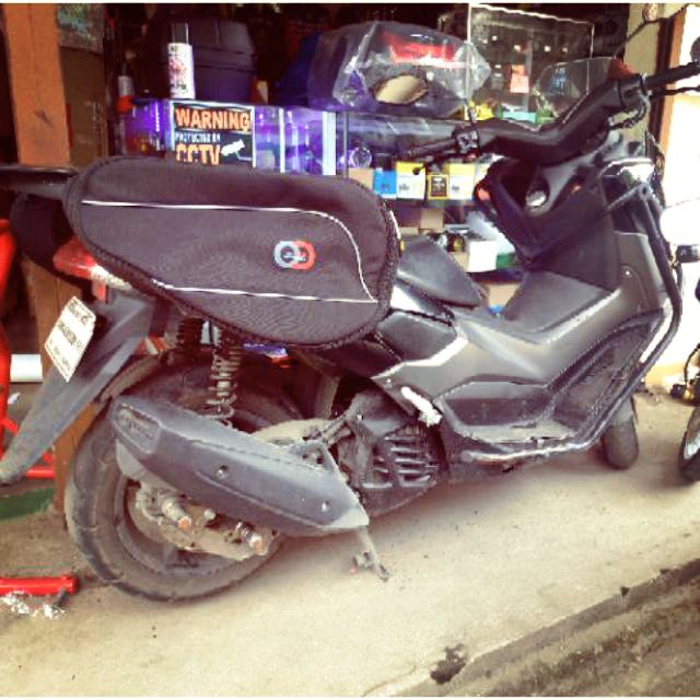 Tunnel bag tb1 for yamaha nmax 125 ☀ fits your motorcycle ✓ in best quality. NMAX Heavy duty Saddle bag | Shopee Philippines