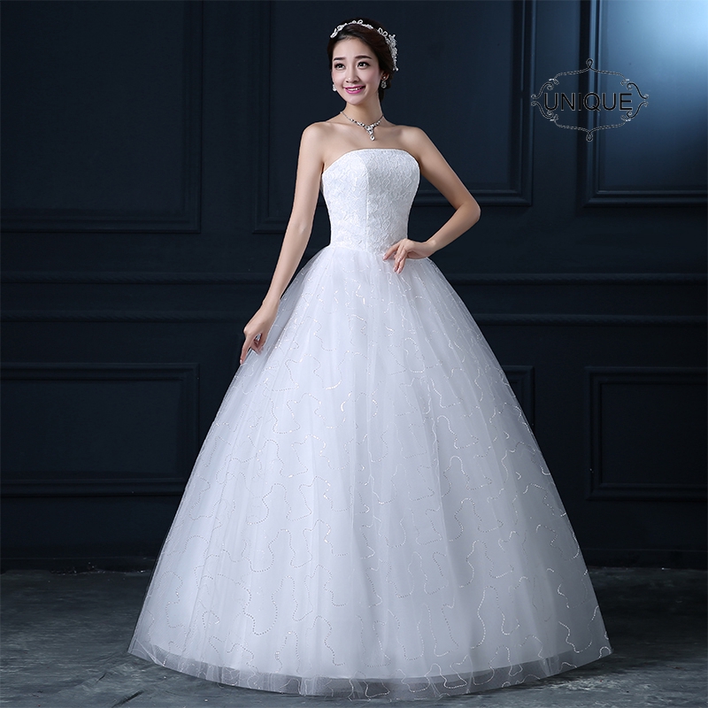 Bride Wedding Dresses Anniversary Tube Dress Sleeveless Low Cut Party Maxi Dress Dress High Waist Shopee Philippines