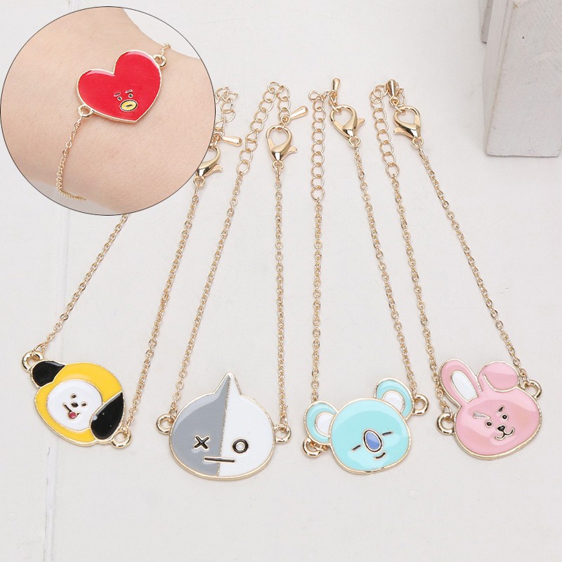 Coba lihat katalog gelang bt21 bts silikon harganya mulai rp 5.799 tersebar di berbagai toko online, bandingkan jual gelang bt21 bts silikon ori dan gelang . Bts Bt21 Bangtan Boys V Tata Chimmy Cooky Jung Kook Charms Bracelet Fans Gift Shopee Philippines
