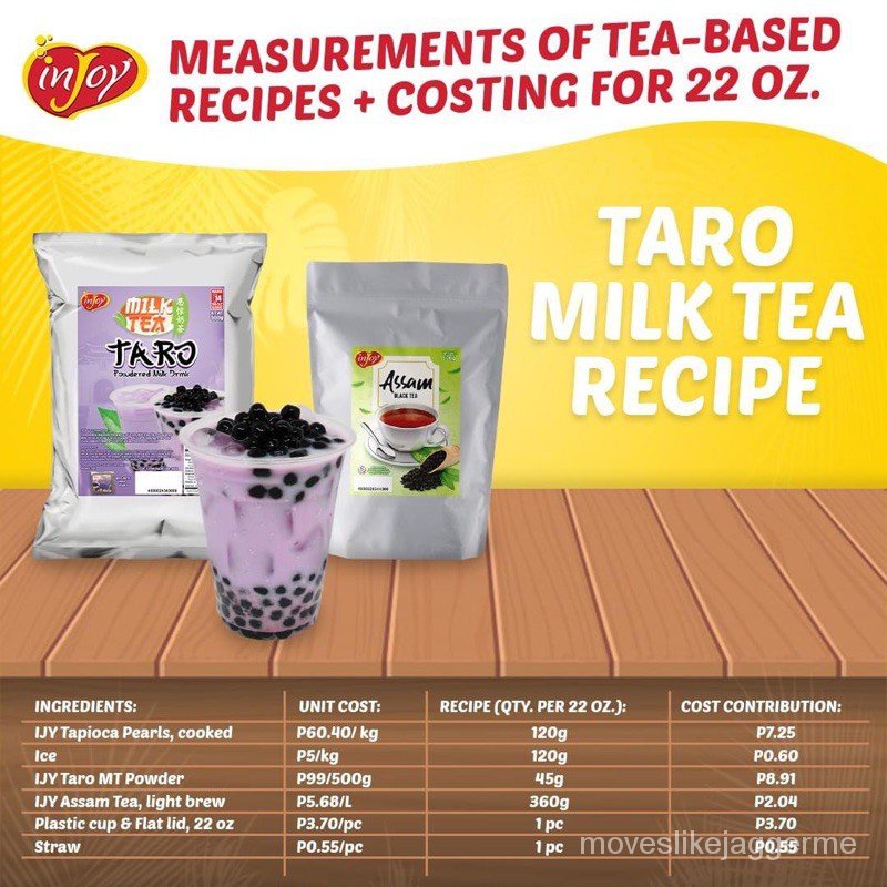 taro injoy milktea powder ng86 shopee philippines on taro milk tea recipe injoy