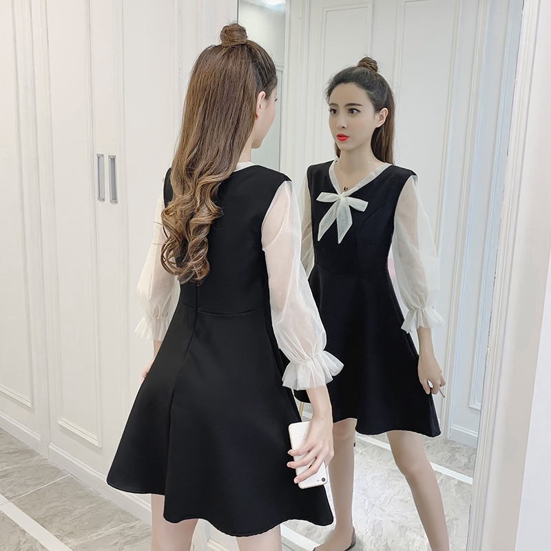 Female Winter Banquet Ladies Birthday Party Dress Black Shopee Philippines
