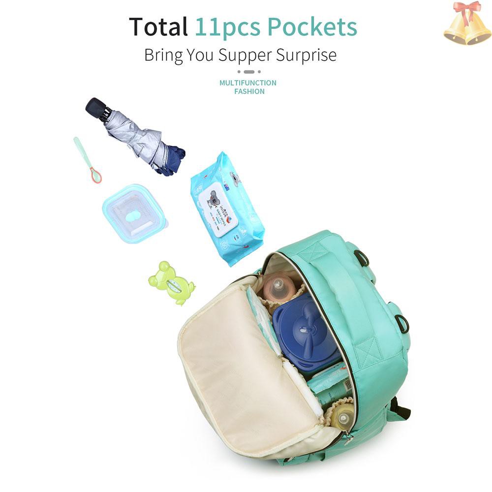 Best Diaper Bag Backpack With Stroller Strap Waterproof Large Capacity Mummy Nappy Bag Nursing Bag Travel Backpack For Baby Care Grey Shopee Philippines