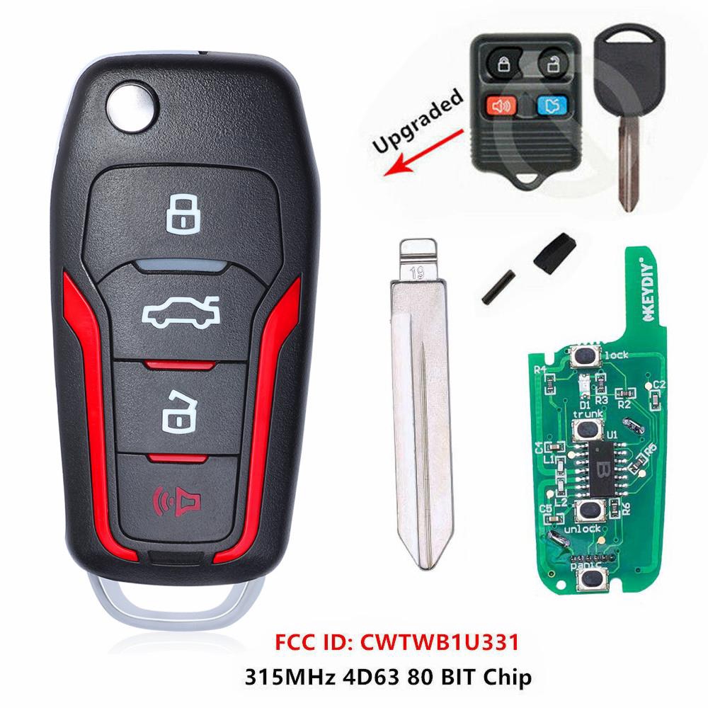 I have a 2001 f150. Flip Key Fob Keyless Entry Remote For Ford Lincoln Mercury New Style Conversion Cwtwb1u345 Automotive Keyless Entry Systems Agreena Com