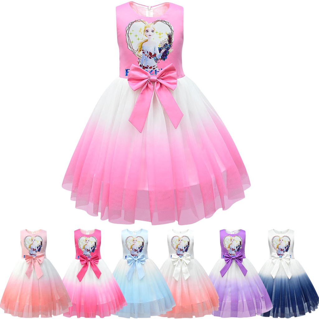Frozen 2 Elsa Dress Teenager Girls Clothing Anna Princess Set Christmas Gift Cosplay Costumes Birthday Party Dress Shopee Philippines