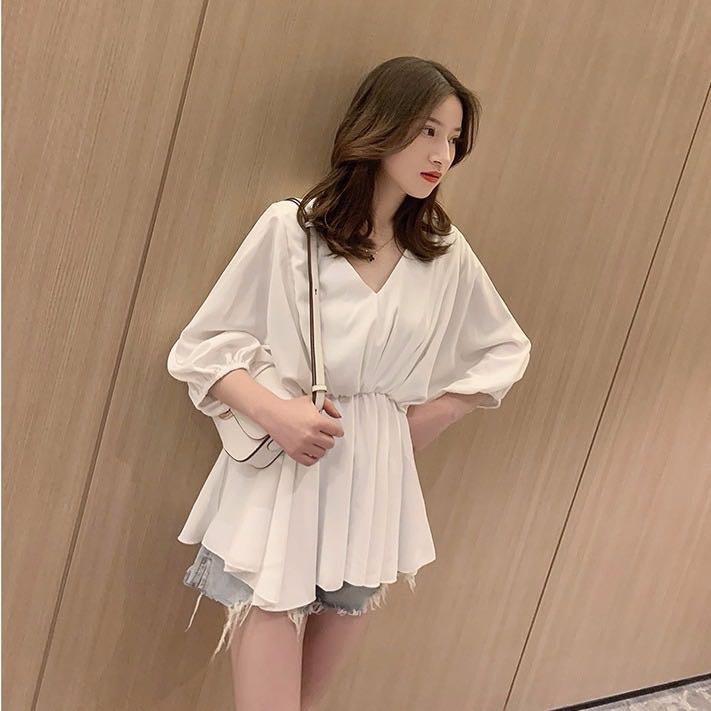 Summer Snow Spins Unlined Upper Garment To Loose Hide Belly Coat Big Yards Dress Shirt 200 Jins Fa Shopee Philippines