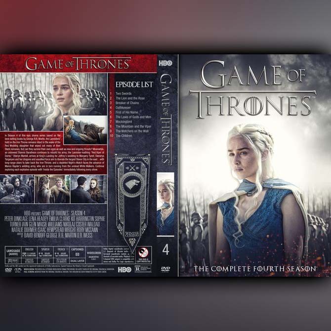 Explore interactive family trees, the map of #westeros and more on the @gameofthrones viewer's guide. Dvd Series Game Of Thrones Season 4 2014 Shopee Philippines