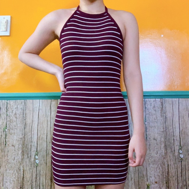 Forever 21 Backless Halter Dress Shopee Philippines