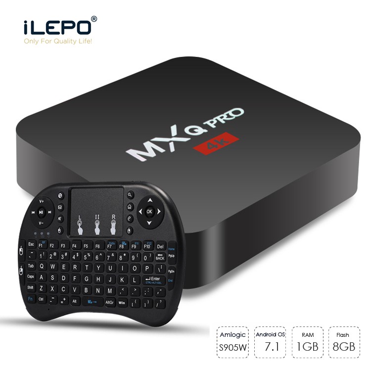 Mxq Pro Android Box S905w Android7 1 With Air Mouse Keyboard