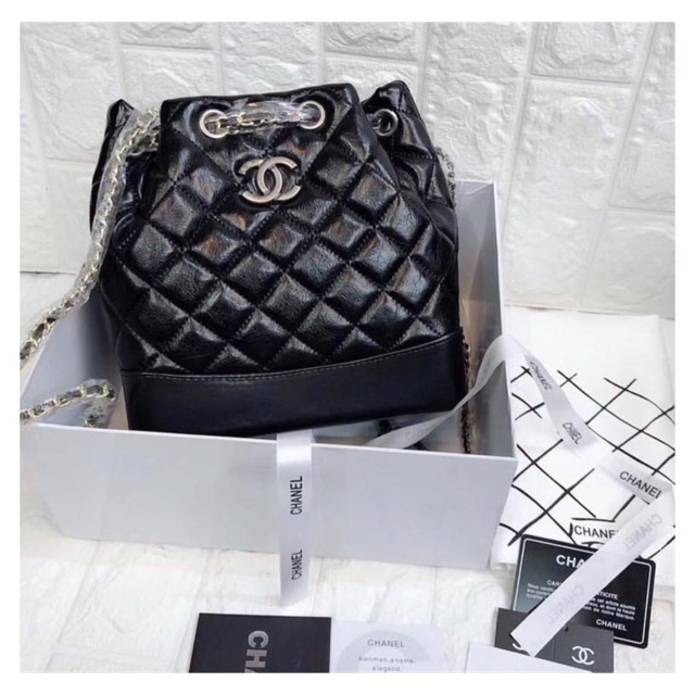 Chanel Quilted Bucket Backpack Shopee Philippines