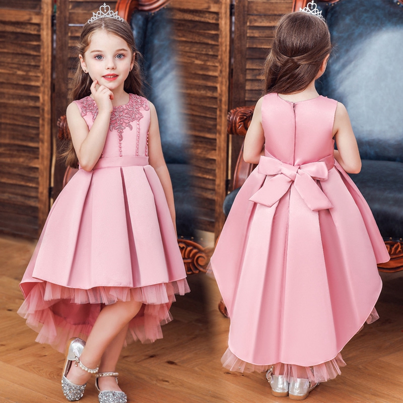 Summer Flower Girl Dresses Wedding Party Kids Tutu Birthday Princess Dress For Girls Infant Children Shopee Philippines