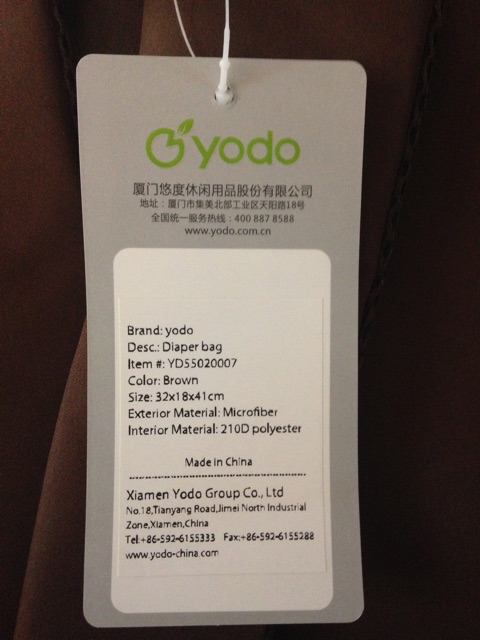 Yodo Diaper Bag Backpack Type And Padded Changing Mat Shopee Philippines