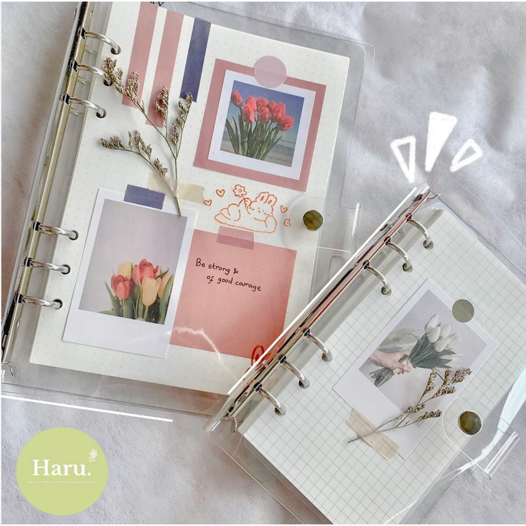 ∙ promo pengguna baru ∙ kurir instan ∙ bebas ongkir ∙ cicilan 0%. New A5 A5 A6 Transparent Clear Binder Cover 6 Rings Aesthetic Refill Binder Shopee Philippines