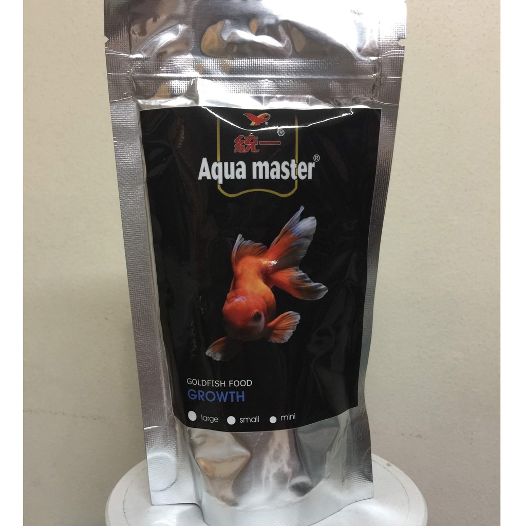Aqua Master Goldfish Food 105g S Premium Fish Meal Krill Meal Soybean Meal Wheat Flour Starch Wheat Germ Fish Oil Lecithin.