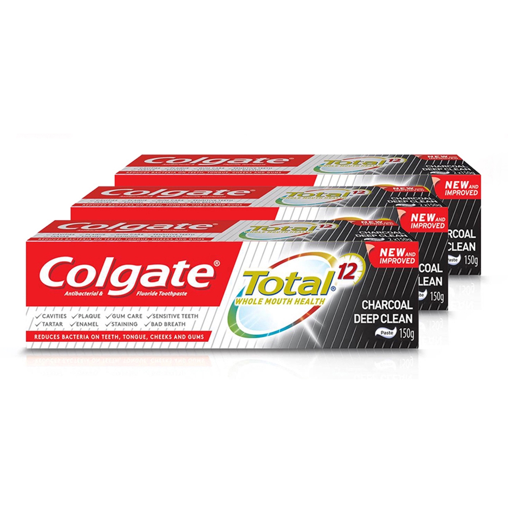 Colgate total charcoal deep clean multi-benefit antibacterial